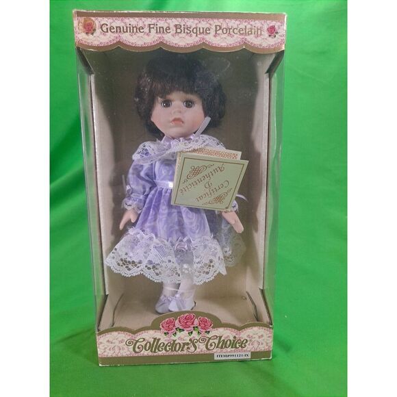 Other - Fine Bisgue Porcelain 10" Doll In‎ Box/ DannDee / With COA/ Never Opened